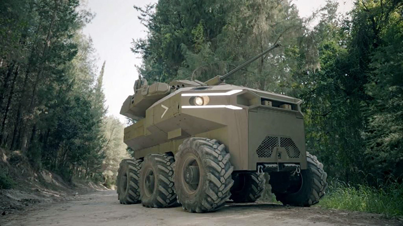 M-RCV el vehículo de combate robótico de Elbit Systems.
